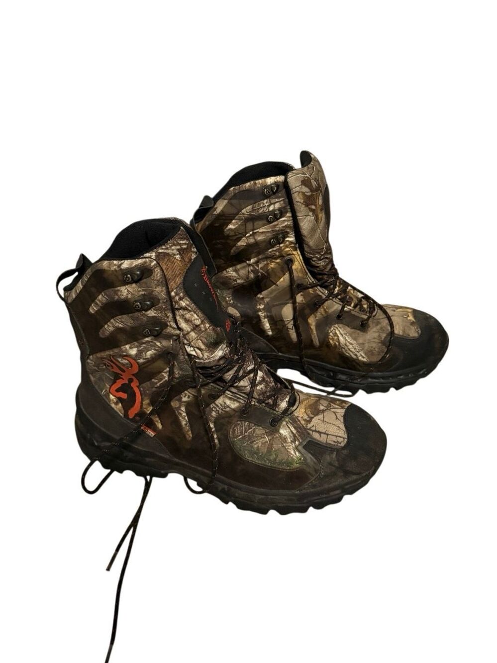 Browning Buck Shadow Waterproof Insulated Hunting Realtree Camo Boots Size 12
